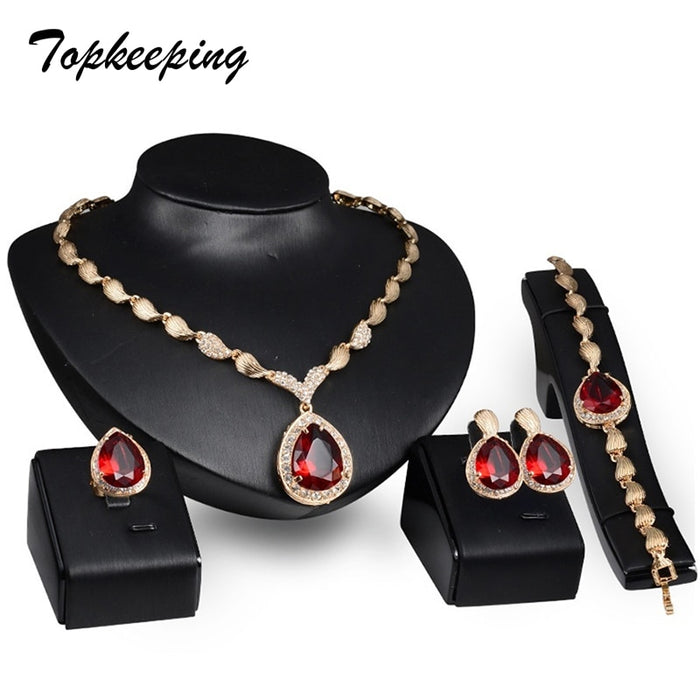 Chunky Water Drop Jewelry Set