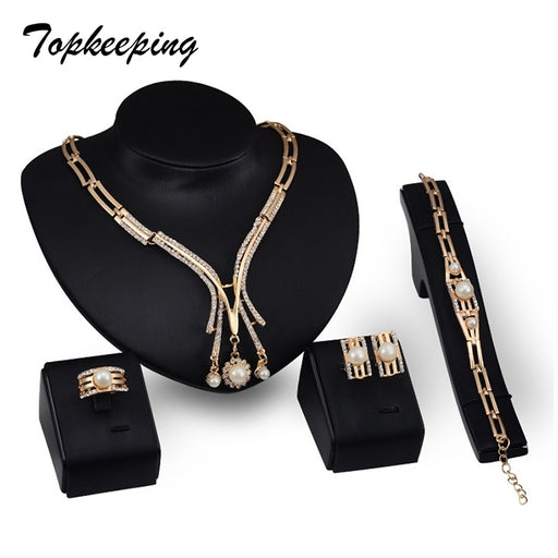 Chunky Austrian Crystal Jewelry Set