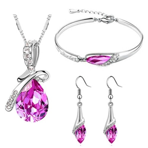 Crystal Jewelry Set