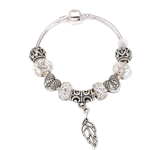 Maple Leaves Dangle Charm Bracelet
