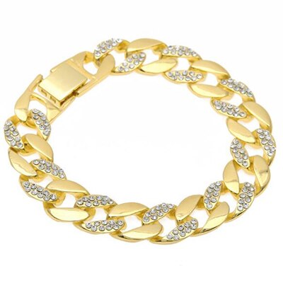 Buban Link Chain Crystal Bracelet