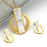 Zircon Drop Stainless Steel Jewelry Set
