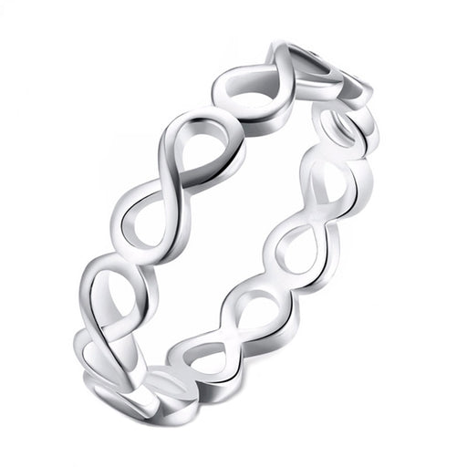 Silver Infinity Pandora Ring