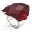 Stainless Steel Crystal Stone Ring