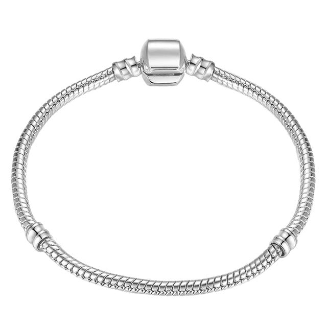 Heart Snake Chain Pandora Bracelet