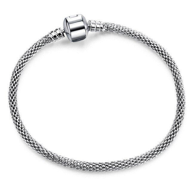 Heart Snake Chain Pandora Bracelet
