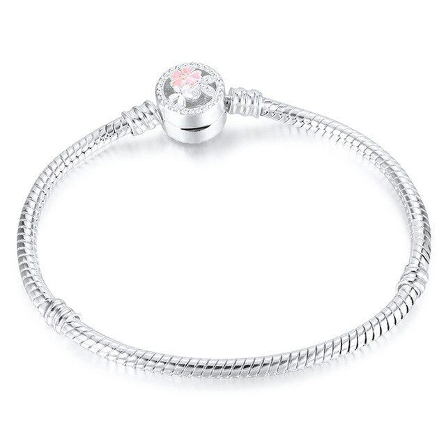 Heart Snake Chain Pandora Bracelet