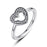 Mickey Heart Silver Pandora Ring