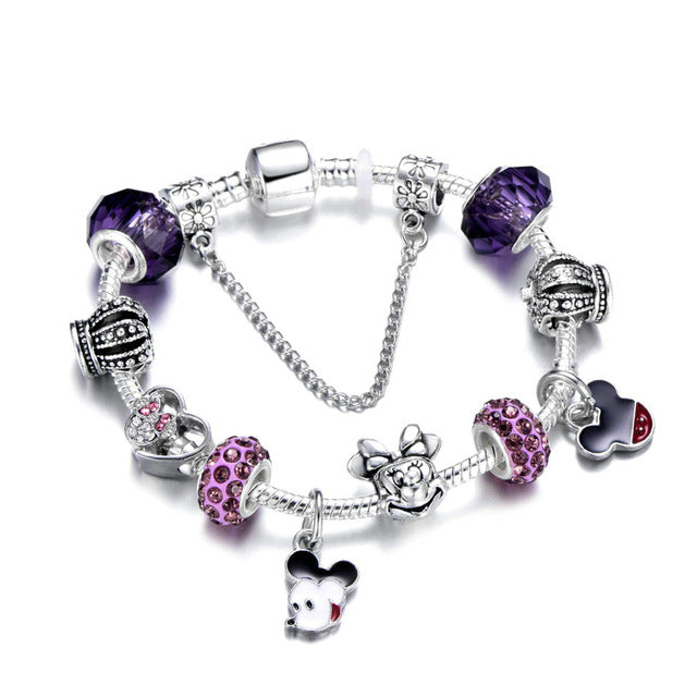 Love Heart Key and Lock Pandora Bracelet
