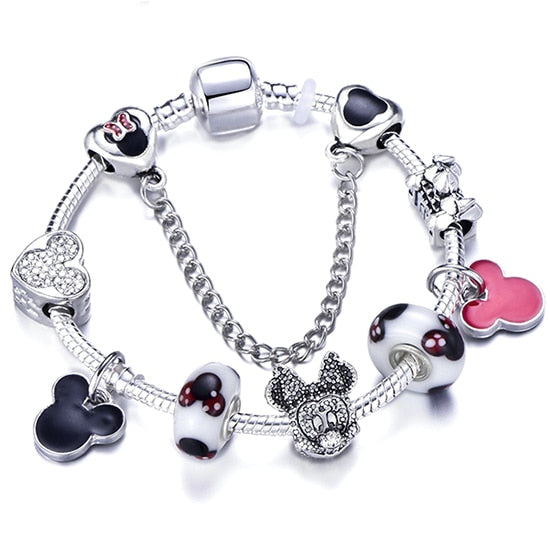 Love Heart Key and Lock Pandora Bracelet