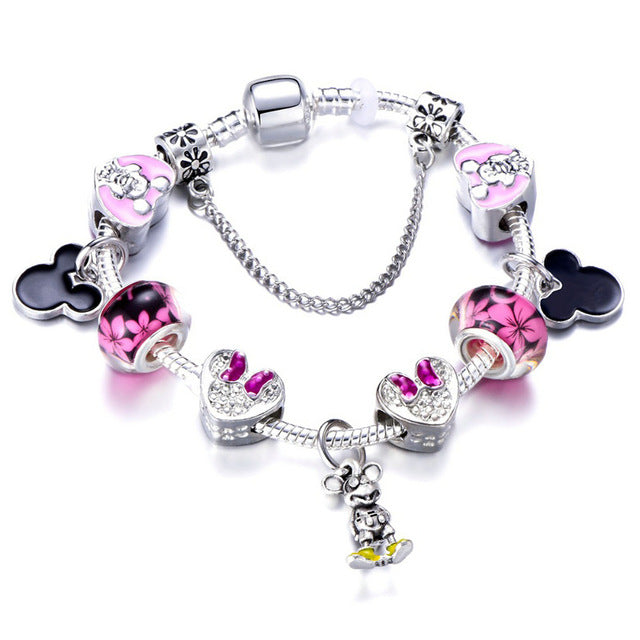 Love Heart Key and Lock Pandora Bracelet