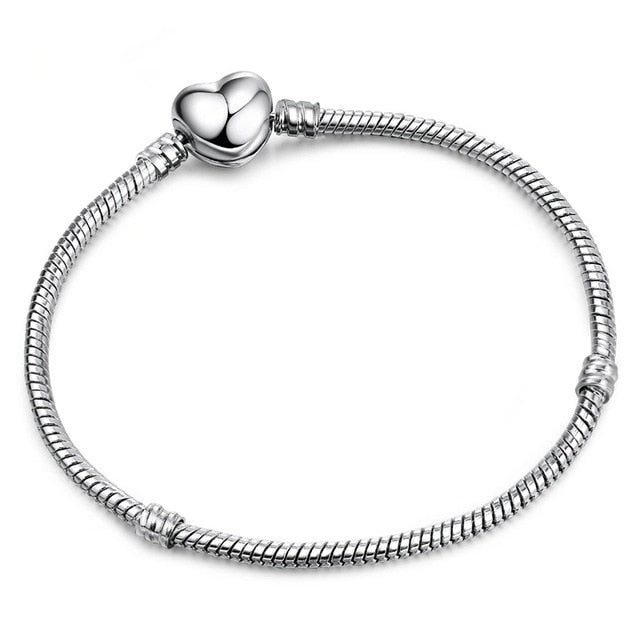Love Heart Key and Lock Pandora Bracelet
