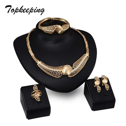 Gold Filled Austrian Crystal Jewelry Set