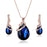 Gem Water Drop Jewelry Set