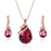 Gem Water Drop Jewelry Set