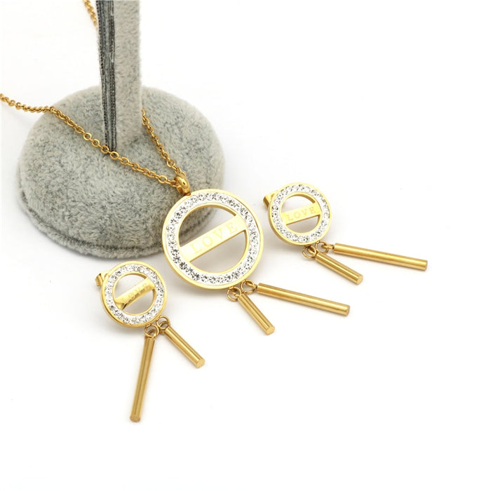 Gold Color Jewelry Set