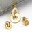 Crystal Gold Color Stainless Steel Jewelry Set