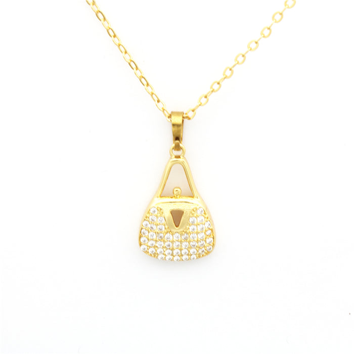 Crystal Lock Necklace