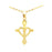 Gold Color Cross Necklace