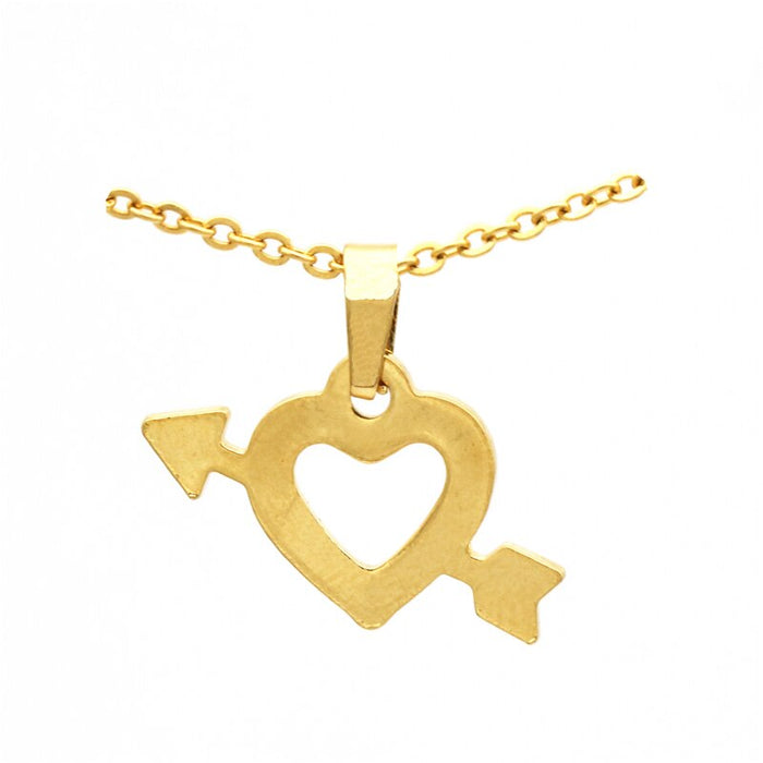 Gold Color Stainless Steel Necklace