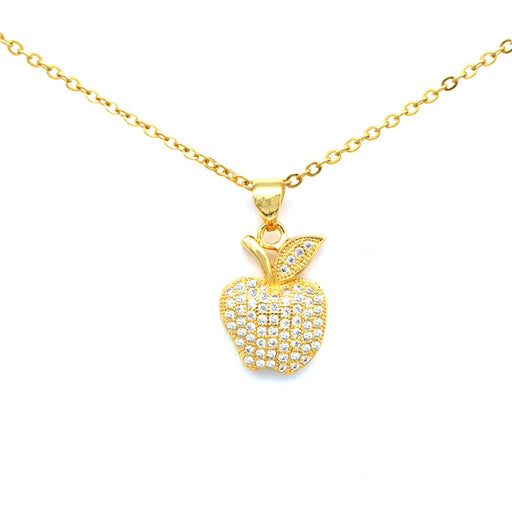Zircon Apple Necklace