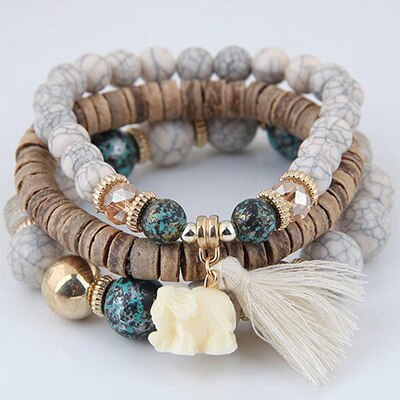 Boho Ethnic Style Mix Beaded Bracelet