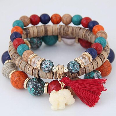 Boho Ethnic Style Mix Beaded Bracelet