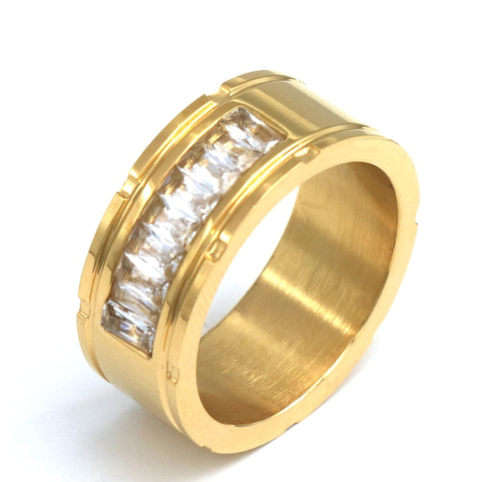Gold Color Stainless Steel Ring