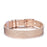 Stainless Steel Mesh Rose Gold Crystal Bracelet