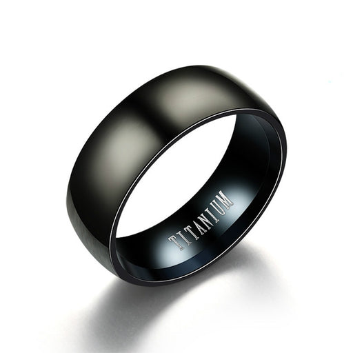 Titanium Black Color Ring