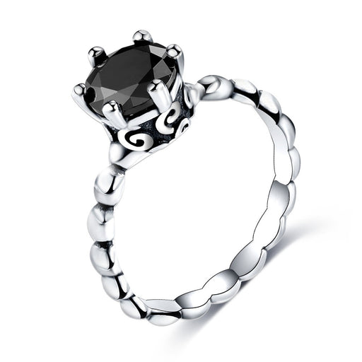 Cubic Zirconia Silver Color Pandora Ring
